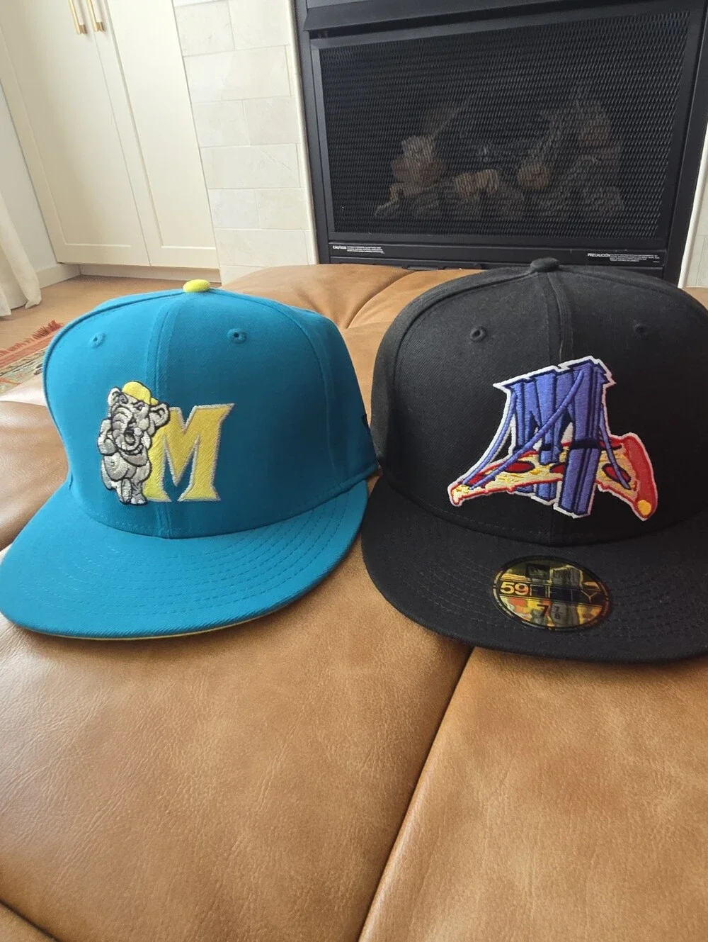 Lot Of 10 New Era 5950 MiLB Minor League Baseball Hats Size 8